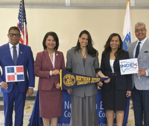 Representatives posing for a photo together