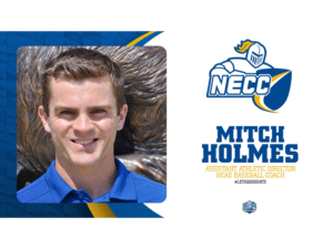 headshot of holmes next to text with his name