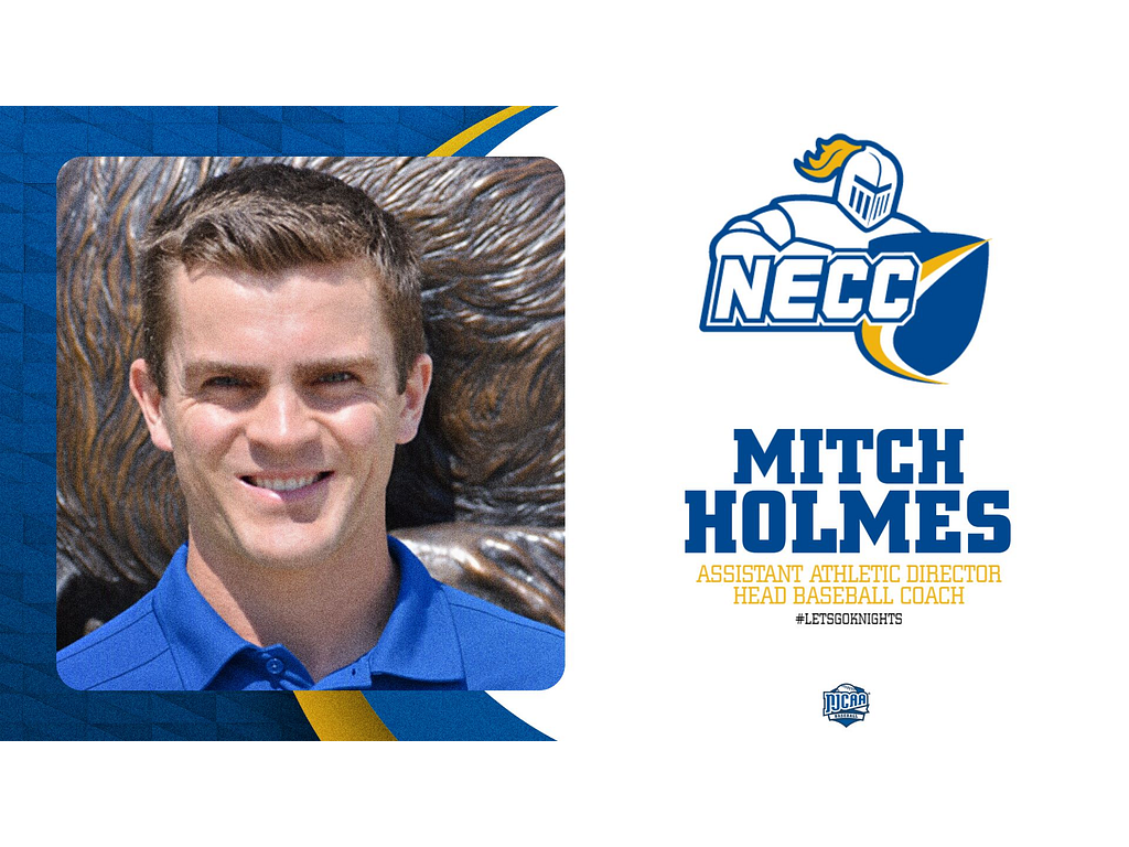 headshot of holmes next to text with his name