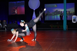 NECC Dancer Performs Aerial Ballet at Hynes Convention Center