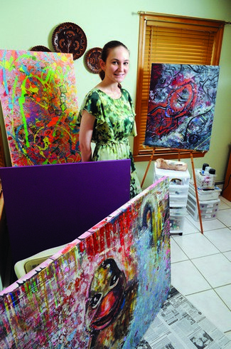Plaistow Artist Paints Future at NECC