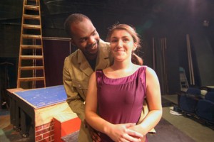 Trevon Gilchrist of Haverhill and Katie Formosi of Groveland appear in "Front" at NECC.