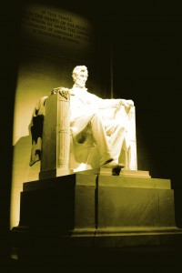 Lincoln commemorated 150 years after his death. Lincoln copy