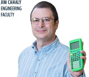 Engineering Professor Jim Cahaly brings hands-on experience into the NECC classroom.