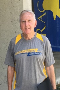 NECC's new cross country coach Thom Bradley of Haverhill is recruiting runners.