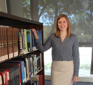 Chicago native Laura Mondt is NECC's new reference librarian.