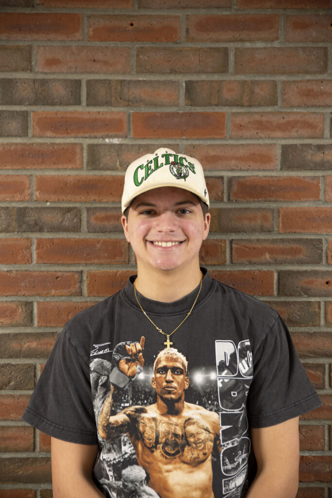 photo of NECCC student Talan Stratton. Background is a brick wall