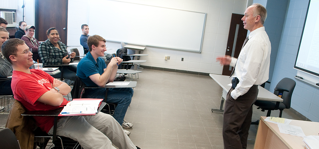 Students in the Criminal Justice program at our NECC Campus