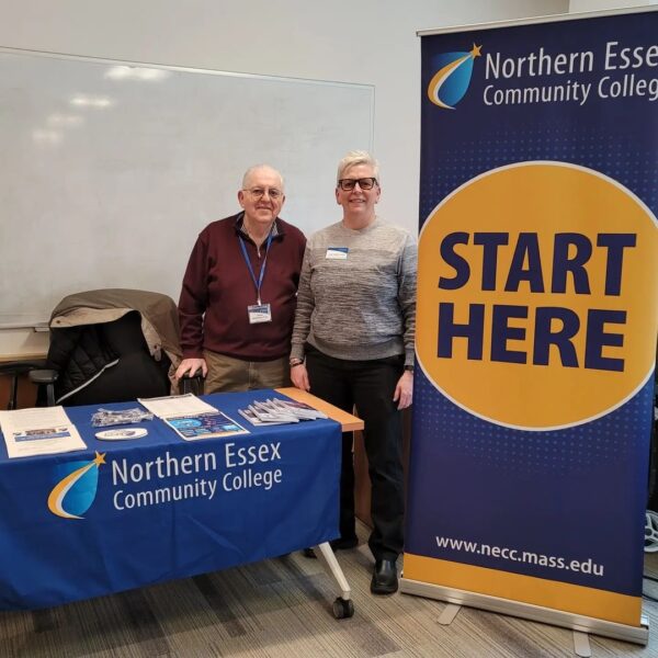 Brian MacKenna-Rice and Lisa Fabbri-Lopez, two faculty members at NECC