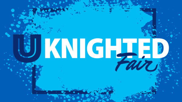 graphic depicting the uknighted fair logo on a splatter grafitti background