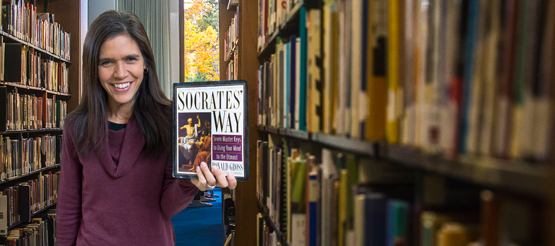 A student in the Philosophy program at our NECC Campus