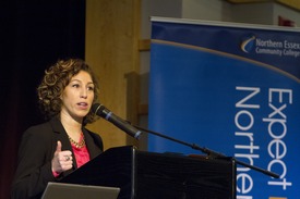 Shalimar Quiles, a 2008 graduate of NECC