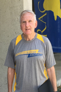 NECC's new cross country coach Thom Bradley of Haverhill is recruiting runners.