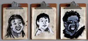 Brian Alves's piece "Diversity" is one of the many pieces that explores identity.