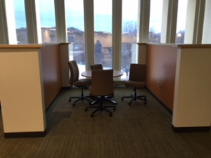 computer lab huddle space