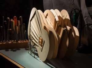 Not quite a guitar...strutted soundboards await completion.