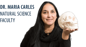Dr. Maria Carles shares her lifelong fascination with the natural world with her NECC students.