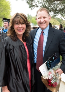 Respiratory Care graduate Laura Forman and husband Mark Forman, a member of the NECC Board of Trustees.