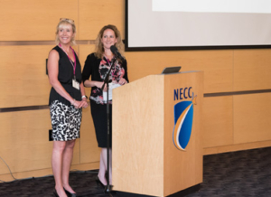 NECC faculty and early adopters of Open Educational Resources Sue Tashjian and Jody Carson welcomed more then 200 at the kickoff of the statewide initiative.