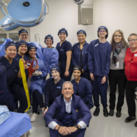 Ribbon Cutting for Reopened O.R. Space for New Surgical Tech. Program